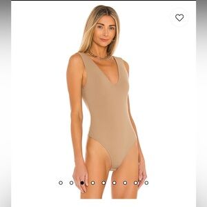 NWT Free People Intimately Keep It Sleek Bodysuit Tan S